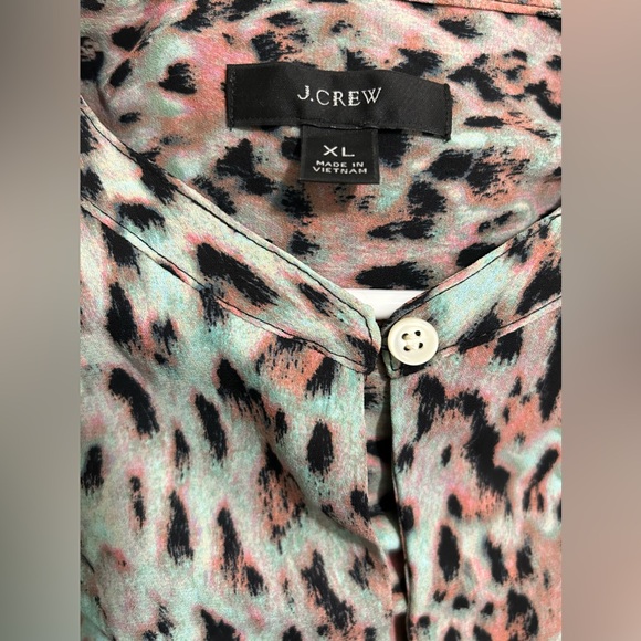 J.Crew Size XL Short Sleeve Blouse NWOT - Picture 3 of 5